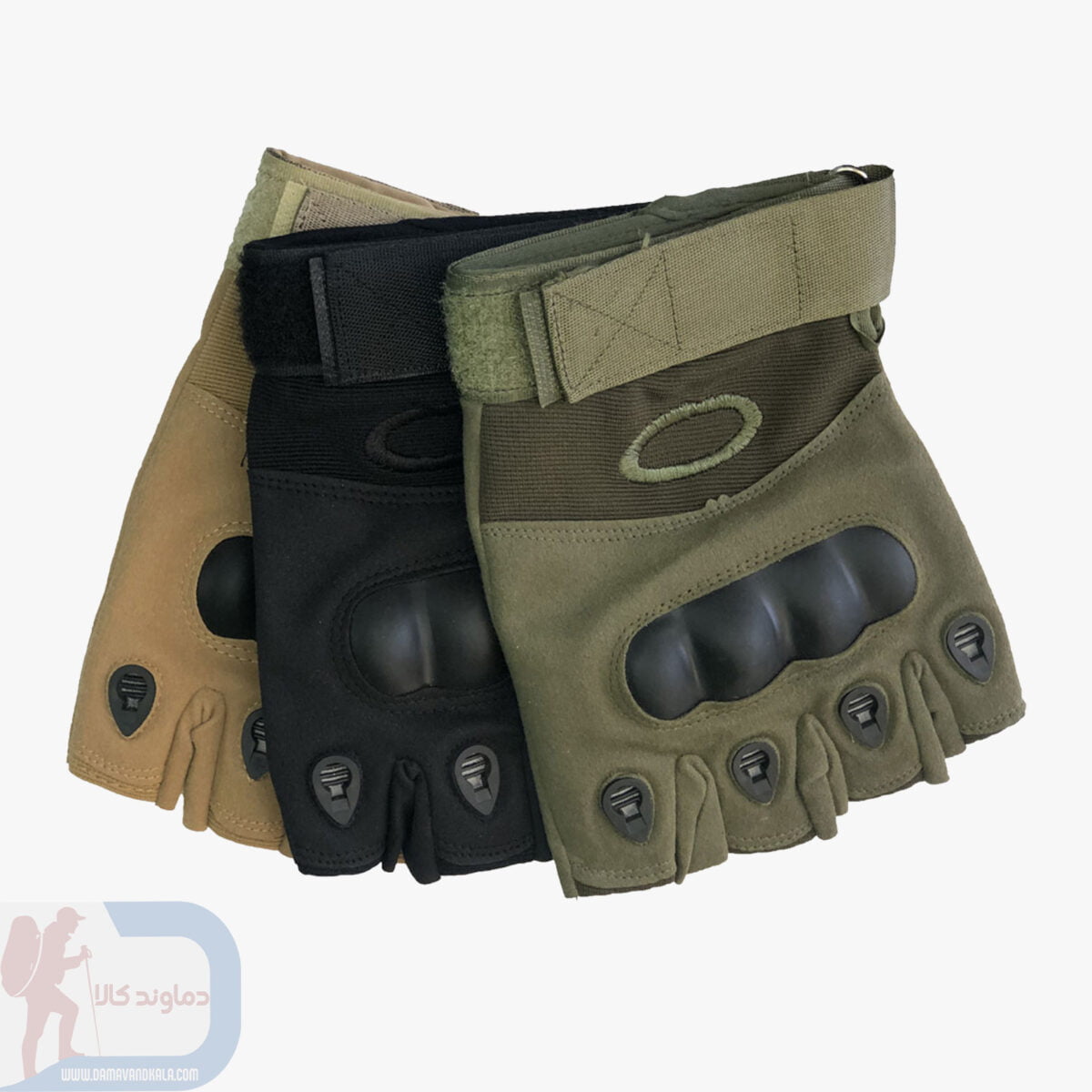 دستکش تاکتیکال نیم پنجه اوکلی مدل OAKLEY Gloves 005